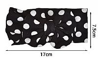 Κορδέλα πουά 7.5cmX17cm