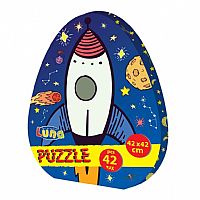 ΠΑΖΛ ΠΥΡΑΥΛΟΣ LUNA TOYS, 42 ΤΜΧ., 42X42 ΕΚ.