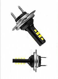 2Pcs H1 Car Led 12V-24V 12Smd Light Bulb 3030 Chipset
