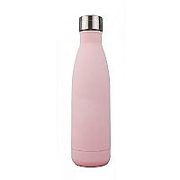  Μπουκάλι Θερμός Ανοξείδωτο Ροζ 500ml