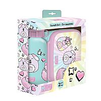 Σετ Φαγητού Must Team Squishcuties Φαγητοδοχείο 800ml-Παγούρι Αλουμινίου 500ml